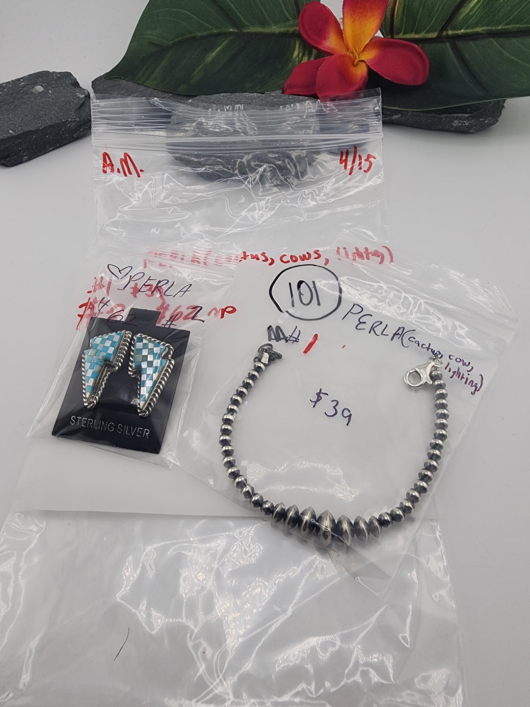 PERLA🌵🐄⚡- 4/15/26 - 2 925 Sterling Silver Items