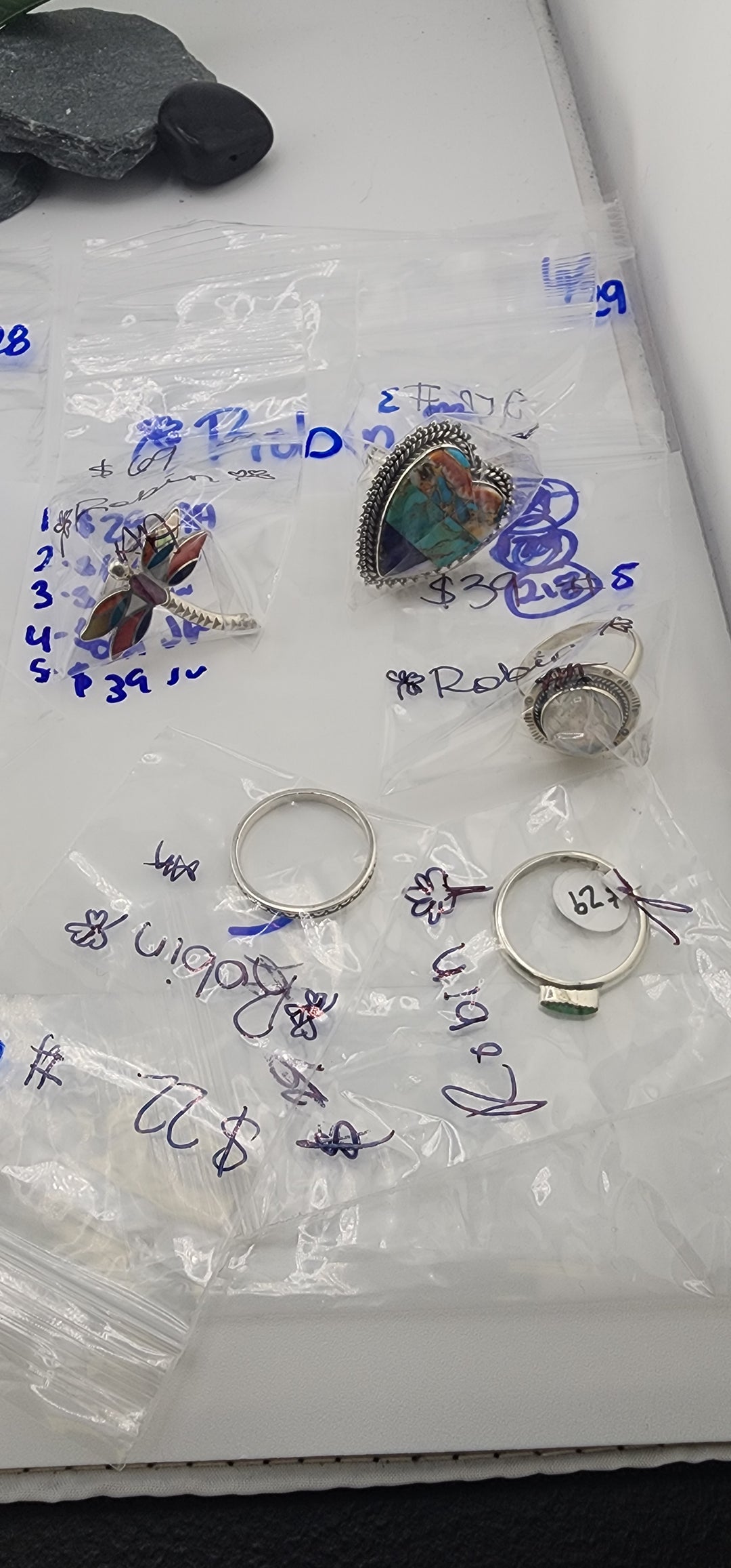 RESERVED FOR: 🍀Robin🍀 - 6/29/2025 tiktok Reservation Live Show -5 Sterling Silver Items