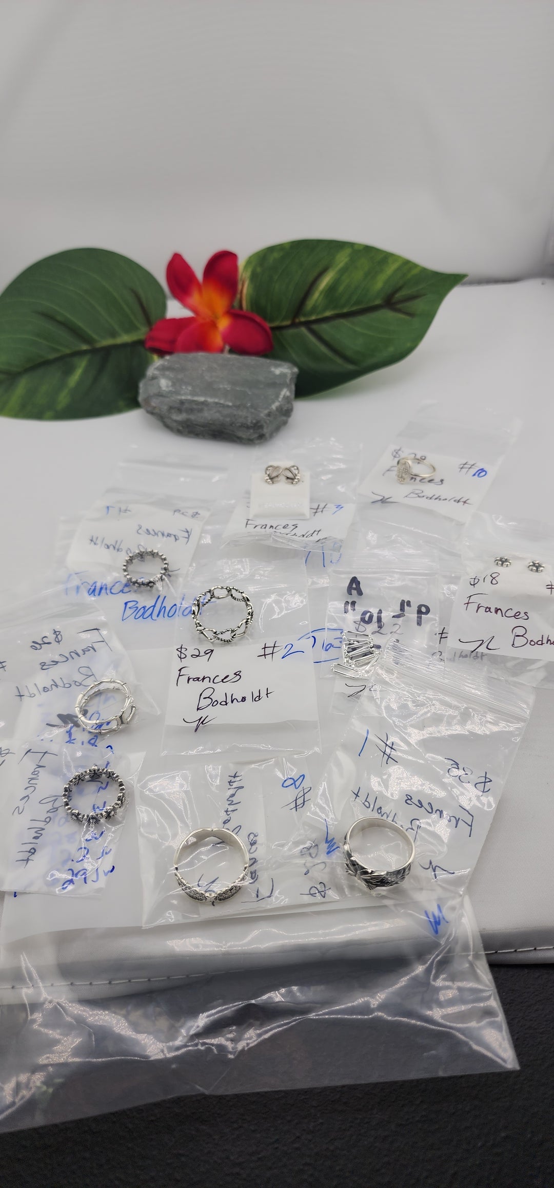 RESERVED FOR: Frances Bodholdt - 4/10/2025 tiktok Live Show -10  Sterling Silver Items