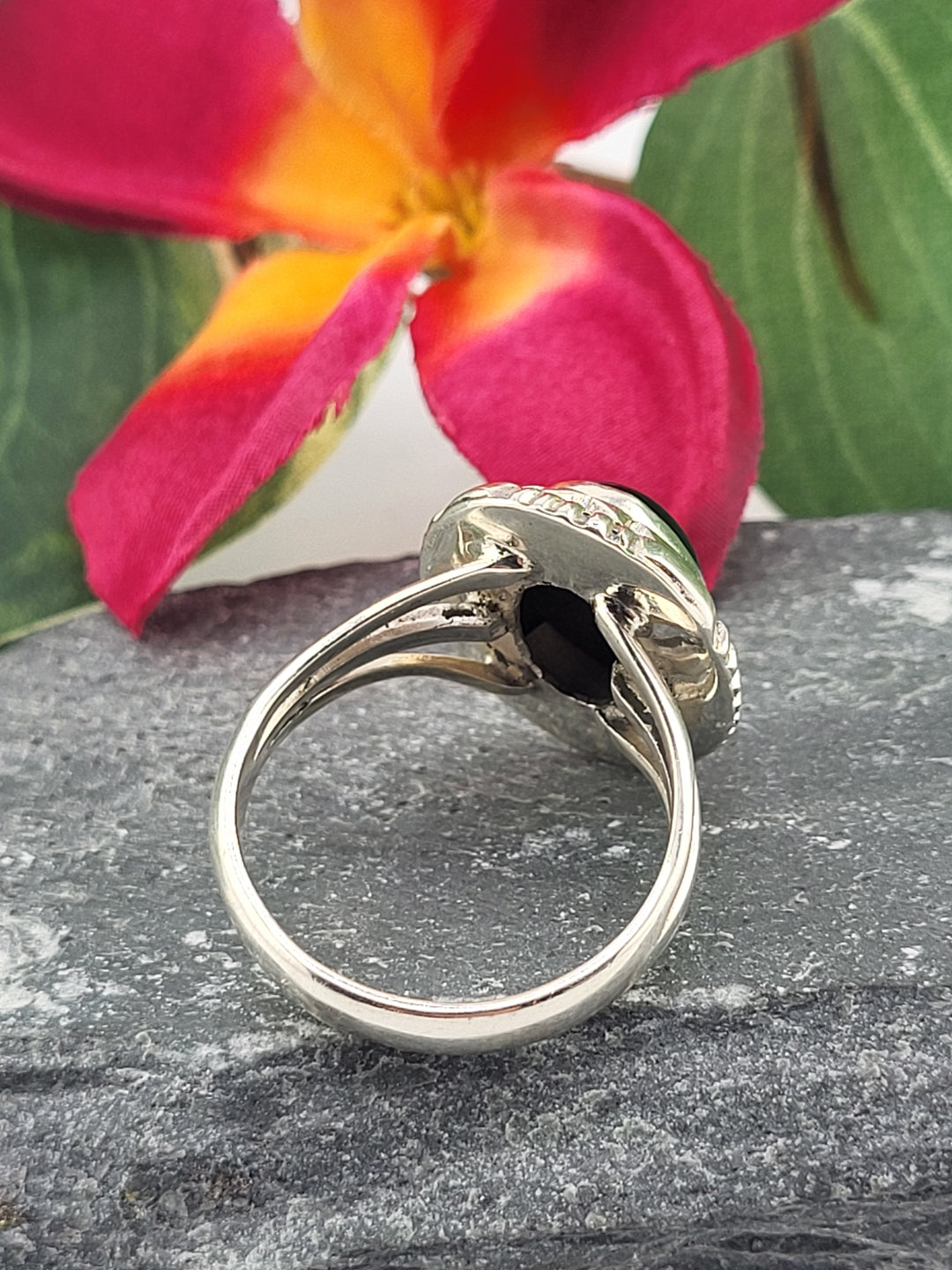 Black Onyx Ring Size 11