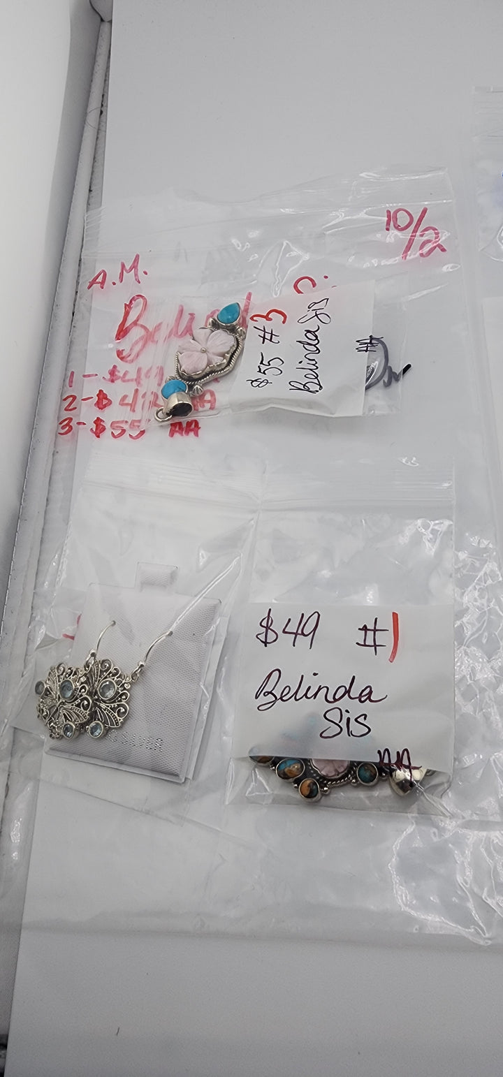 AM SHOW 48HR RESERVED FOR: Belinda Sis - 10/2/2025 FL tiktok Live Show -  3 Sterling Silver Items