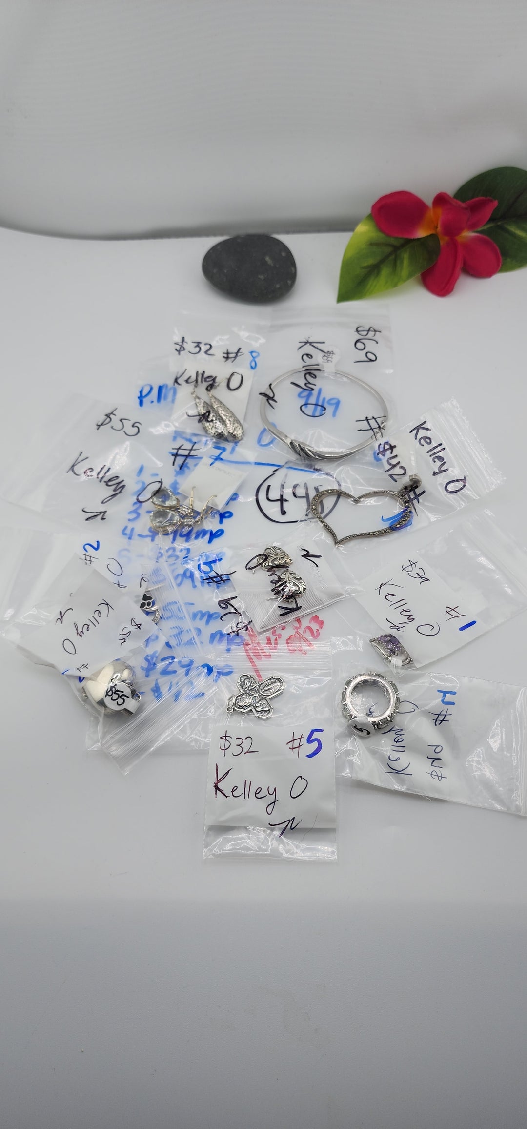 PM SHOW 48HR - RESERVED FOR: Kelley O  - 9/19/2025 FL tiktok Live Show - 10 Sterling Silver Items