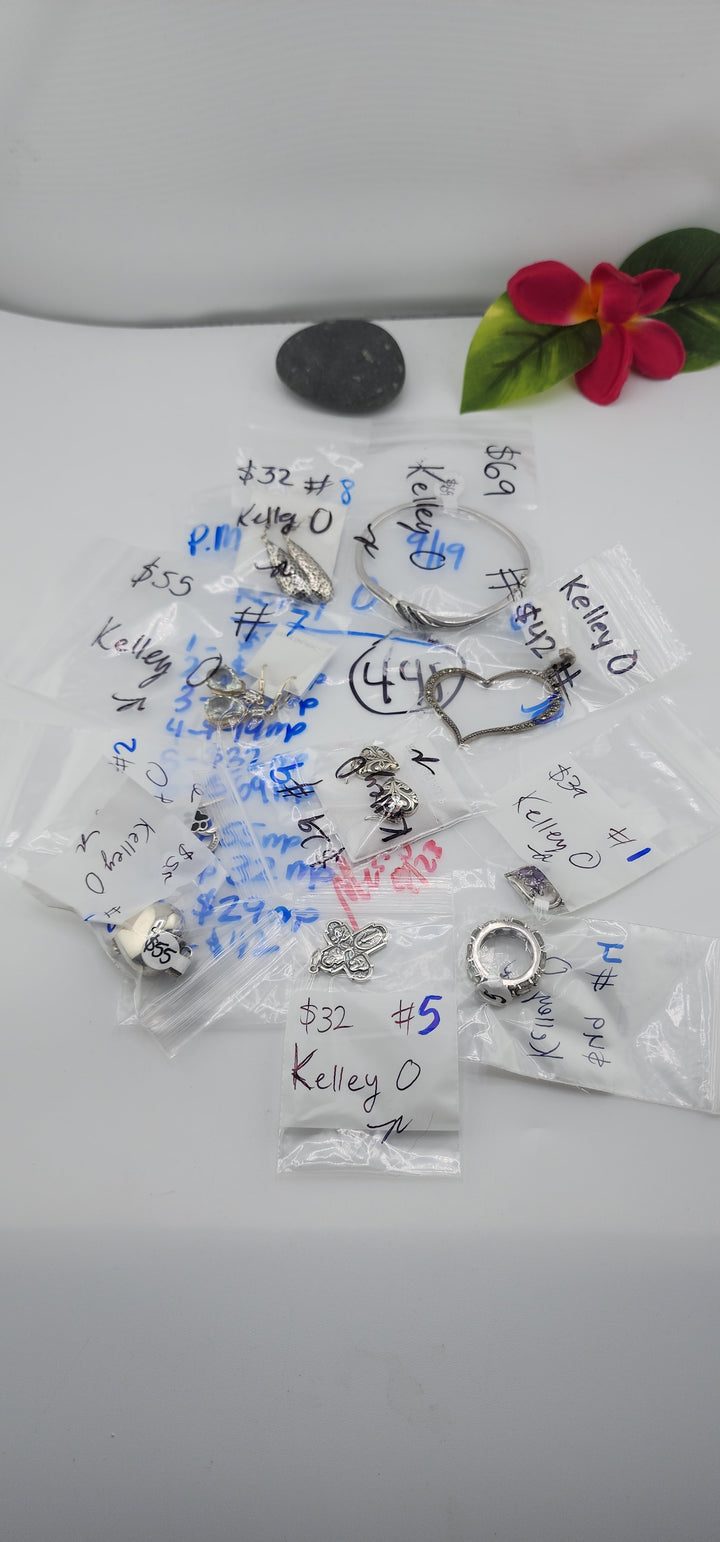 PM SHOW 48HR - RESERVED FOR: Kelley O  - 9/19/2025 FL tiktok Live Show - 10 Sterling Silver Items
