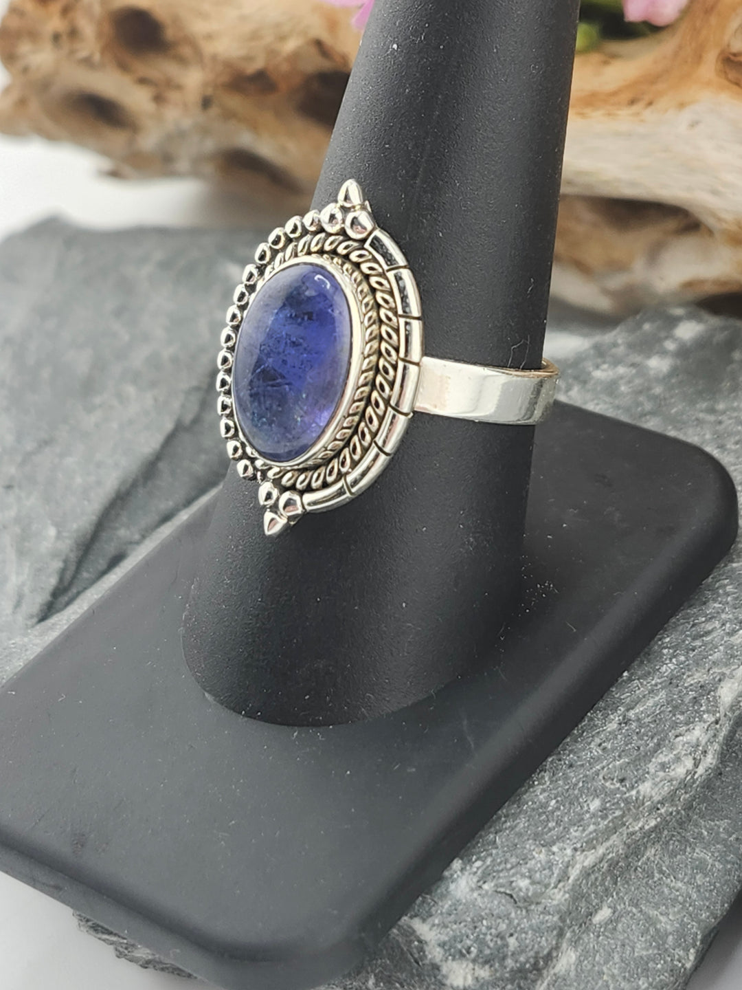 Tanzanite Oval Ring Size 9.25