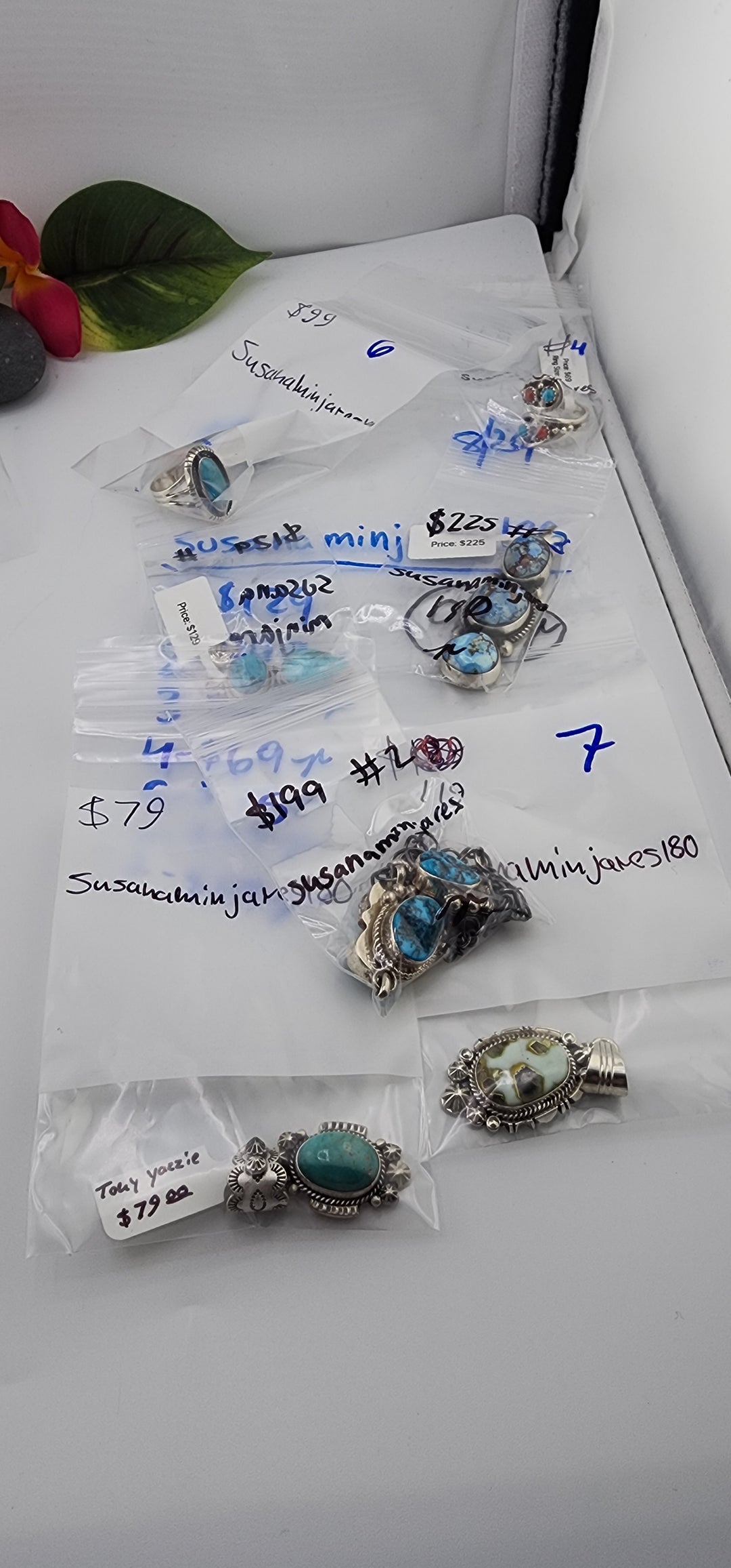 PM SHOW 48HR - RESERVED FOR: susanaminjares180 - 8/29/2025 FL tiktok Live Show - 7 Sterling Silver Items
