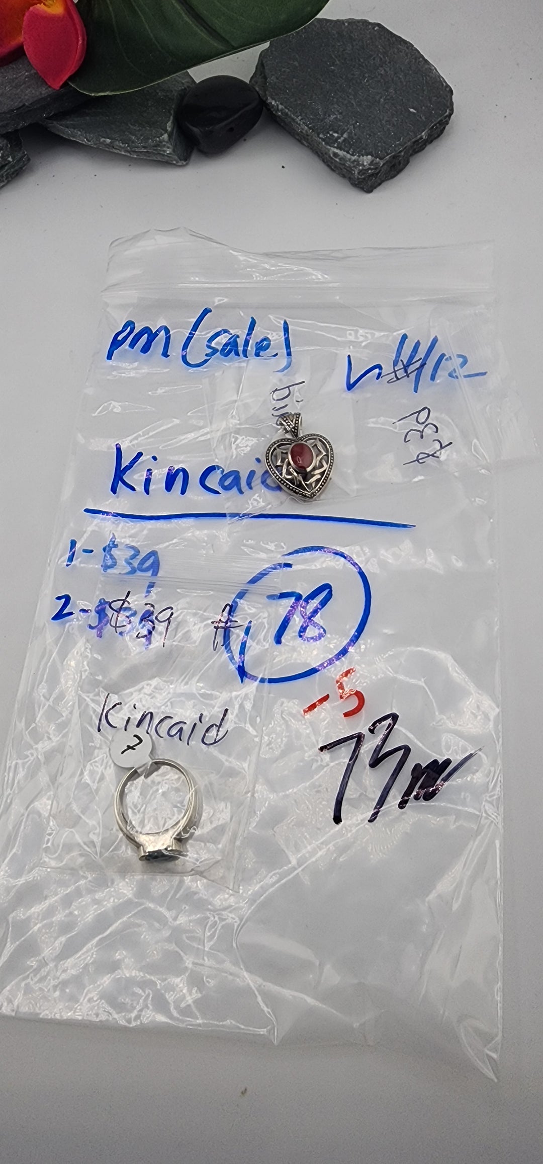 PM SHOW 48HR - RESERVED FOR: Kincaid - 11/12/2025 tiktok Live Show - 2 Sterling Silver Items