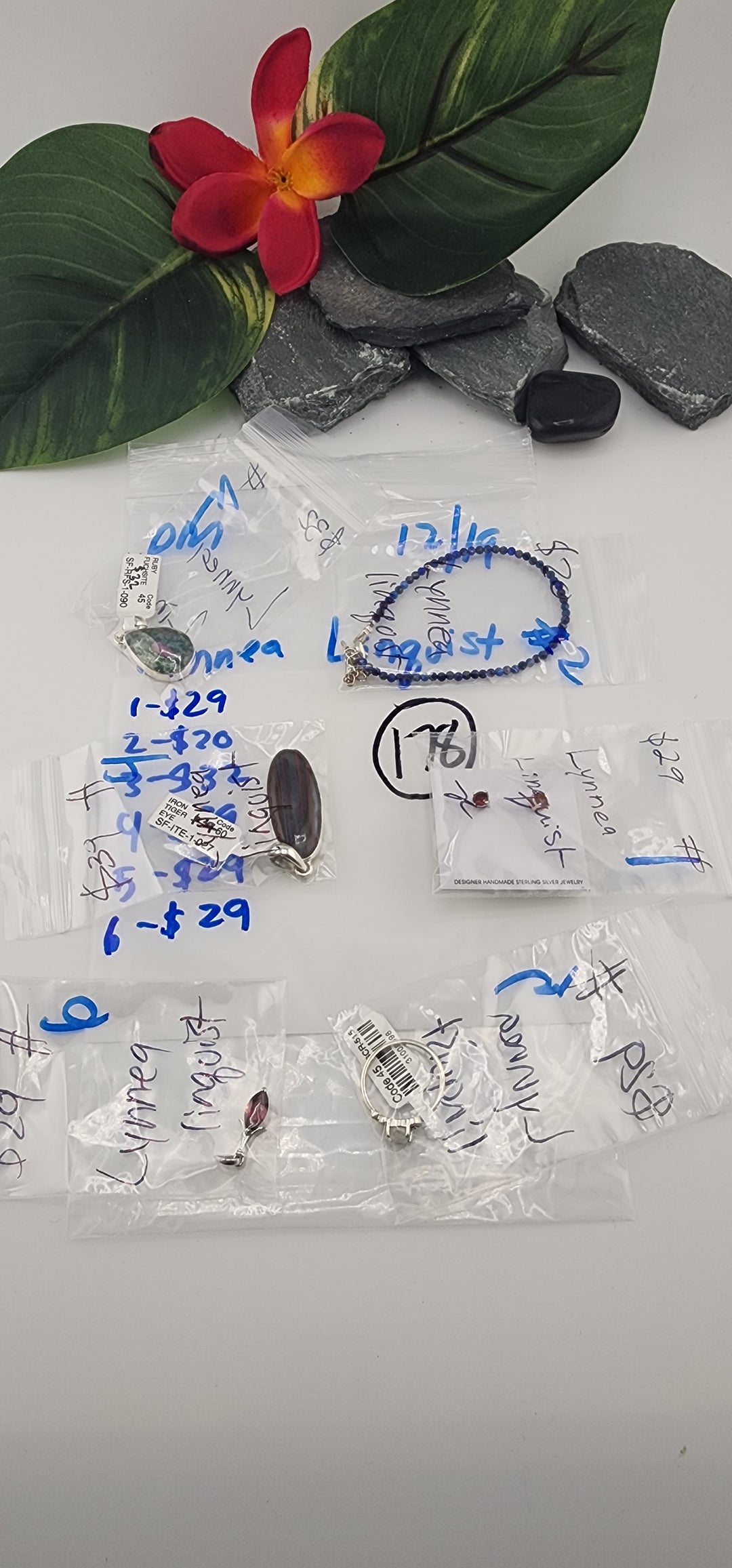 PM SHOW 48HR - RESERVED FOR:  Lynnea Linquist- 12/19/2025 tiktok Live Show -6 Sterling Silver Items