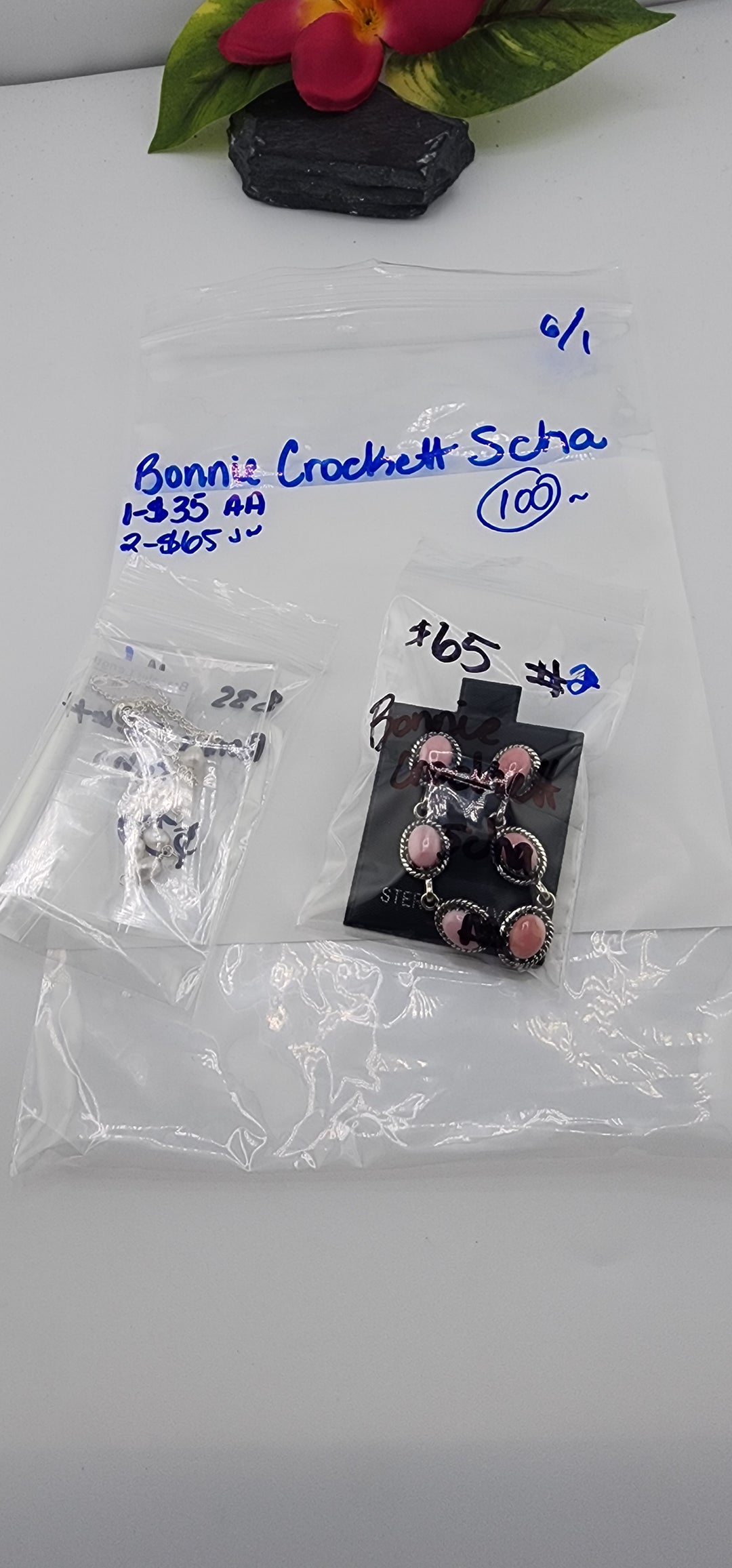 RESERVED FOR: Bonnie Crockett Scha- 6/1/2025 tiktok Live Show -2  Sterling Silver Items