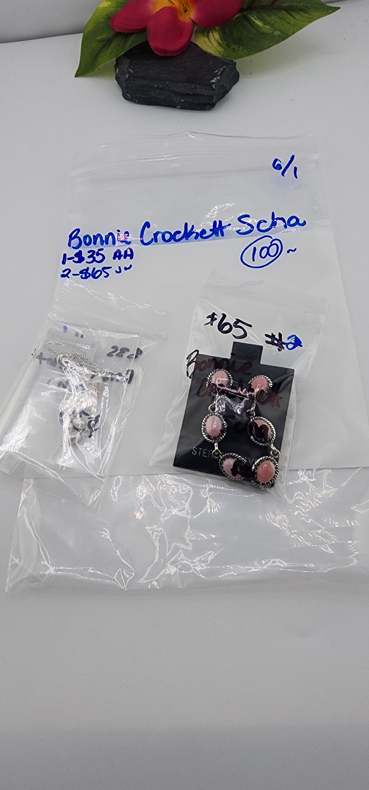 RESERVED FOR: Bonnie Crockett Scha- 6/1/2025 tiktok Live Show -2  Sterling Silver Items